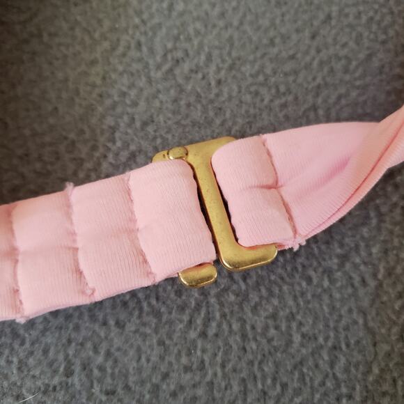 L*Space X TESSA BROOKS Nico Bikini Top Size Medium Pink & Gold‎ - Picture 7 of 9